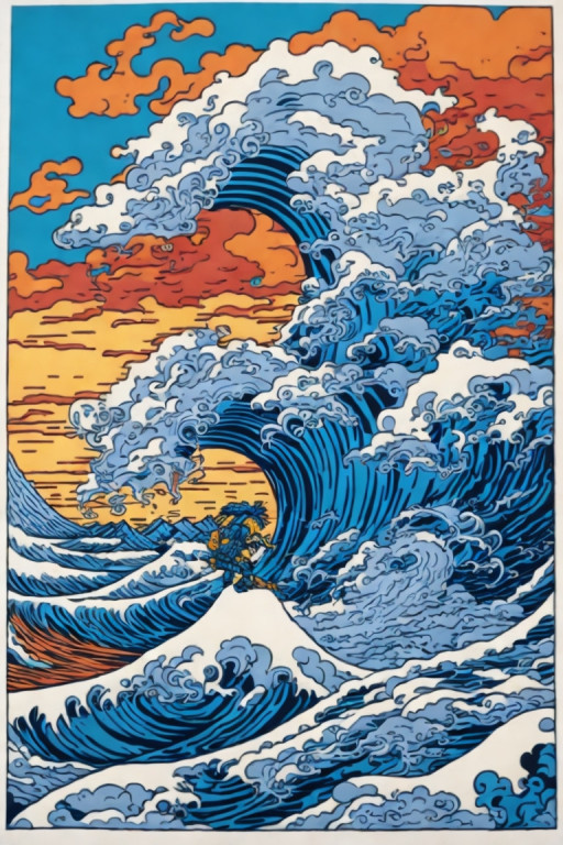 Modern Hokusai