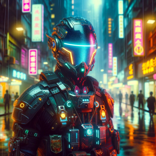 Cyberpunk Streetscape