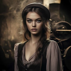 Industrial Revolution AI Portrait